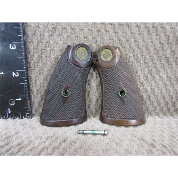 Smith & Wesson Butt Plate with Escutcheon