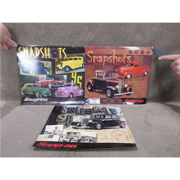 3 - Snap-on Snapshots Calendars - 1995, 1998, 1999