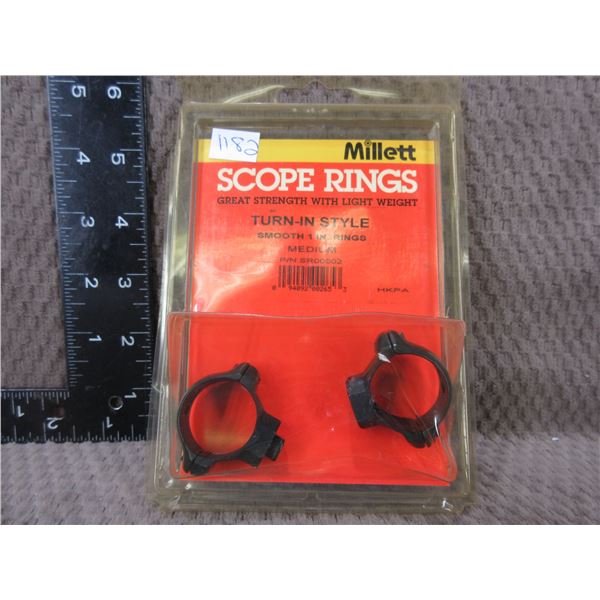 1" Scope Rings - Millett - Turn in Style