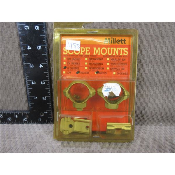 1" Scope Rings - Millett - 70 Series
