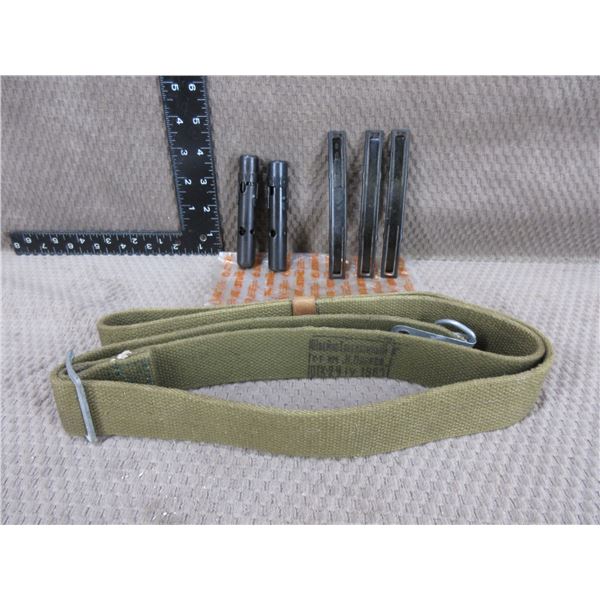 Strap and 2 Cleaning Kits and 3 Stripper Clips For SKS