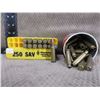 Image 1 : 250 Savage - 30 Brass, 14 Reloads - Sold as Components