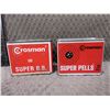 Image 1 : .22 Cal. Crosman - 1 Tin Super Pells, 1 Tin BB's