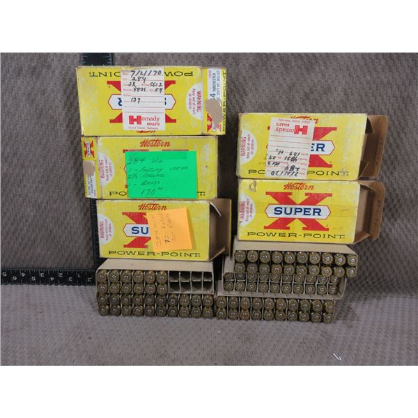 .284 Win. - 72 Reloads, 20 Brass