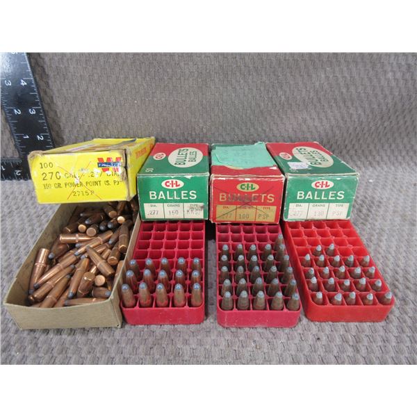 .277 Cal. Bullets - 4 Various Boxes