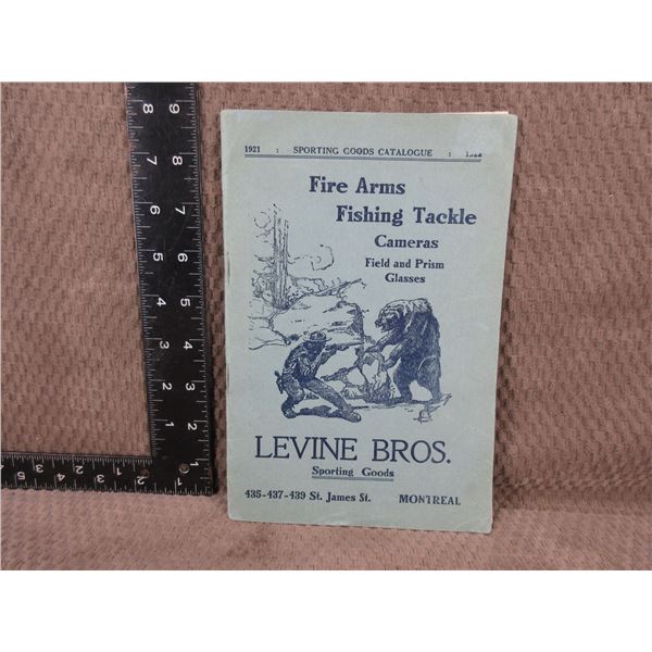 1921 Levine Bros. Firearms & Sporting Goods Montreal