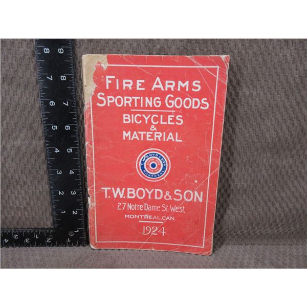 1924 T.W. Boyd & Son Firearms & Sporting Goods Montreal