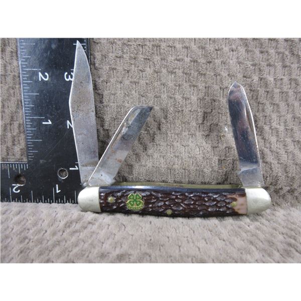 Vintage Kutmaster Muskrat 4H Folding Pocket Knife