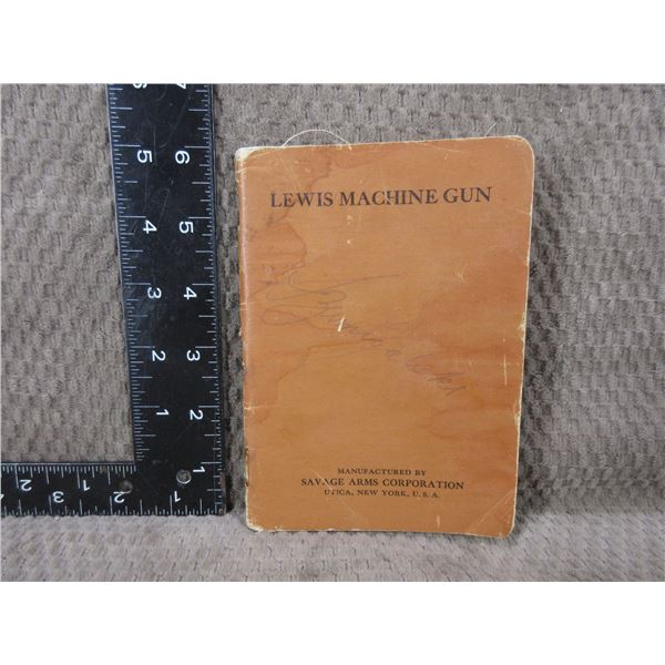 1917 Savage Arms Lewis Machine Guns Hand-Book