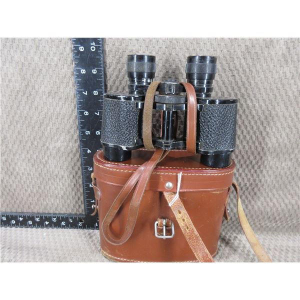 Deraisme Paris Skyrop 8 x 25 Binoculars in Leather Case