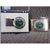 Image 1 : Ohio Gun Collectors Ass. Money Clip & Belt Buckle