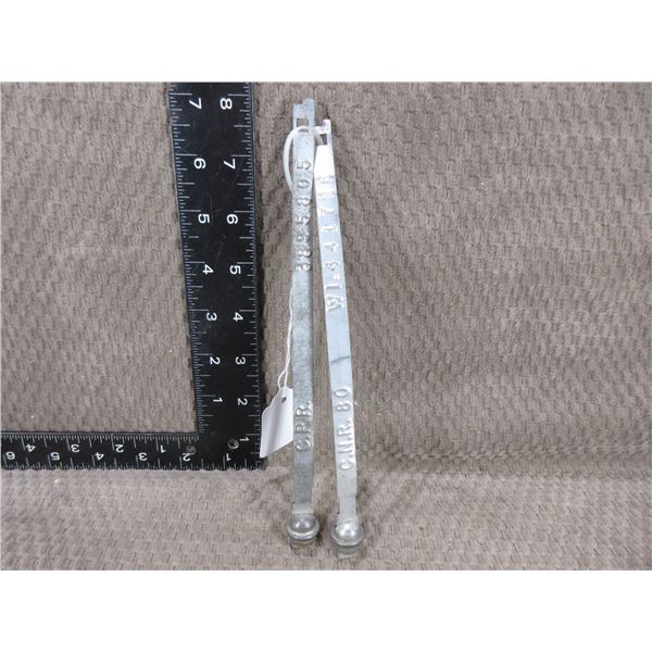 2 Box Car Seals - 1 is CPR, 1 Is CNR