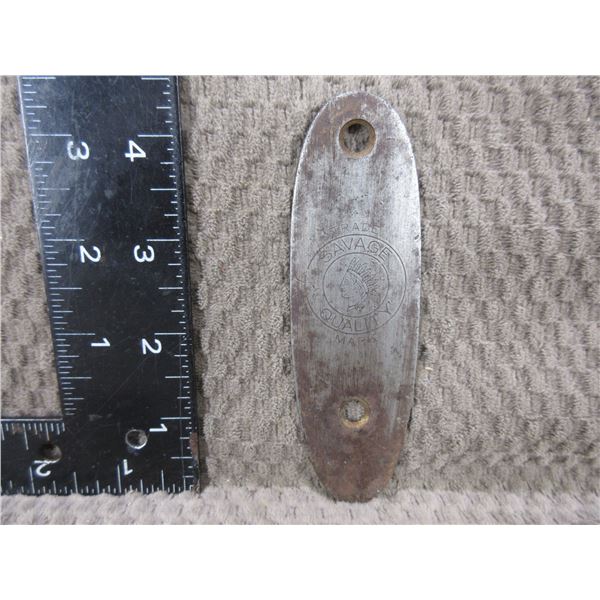 Savage Quality Steel Butt Plate - Indigenous Profile