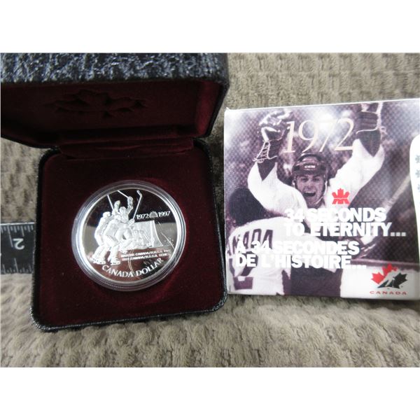 1972-1997 Canadian Dollar - Hockey Victory - 925 Silver
