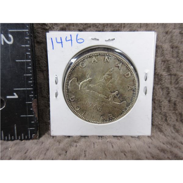 1966 Canadian Dollar - .800 Silver