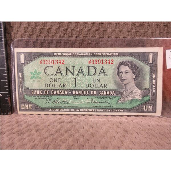 1967 - Canada Centennial Dollar - With Serial Number