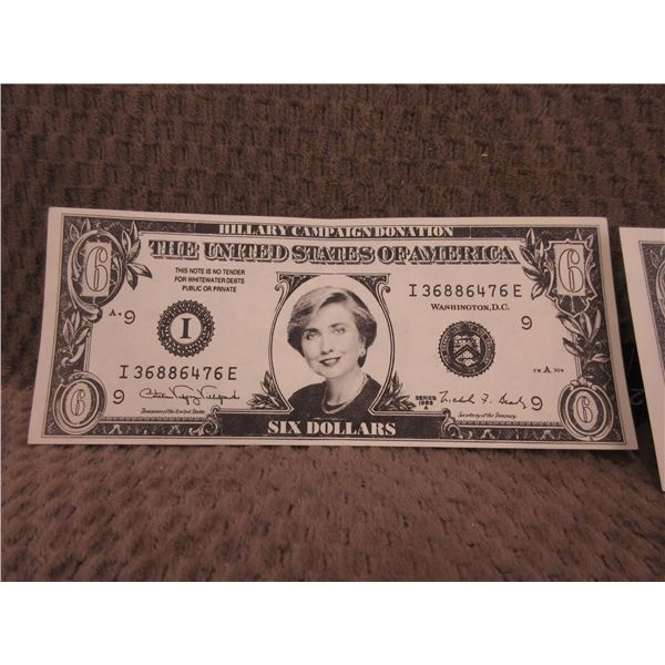 USA Political/Satirical - $6, $8, $9 Bills