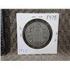 Image 1 : 1913 Canadian 50 Cent Piece - .800 Silver