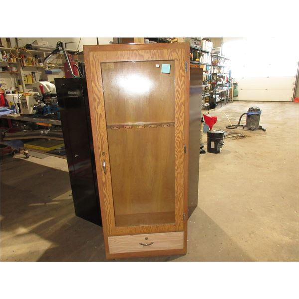 Wood & Glas Gun Cabinet - Pickup Only