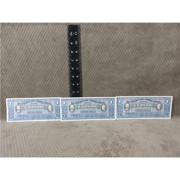 3 - 1915 - Mexico Chihuahua Pesos