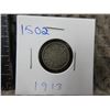 Image 1 : 1913 - Canadian 10 Cent Piece - .800 Silver