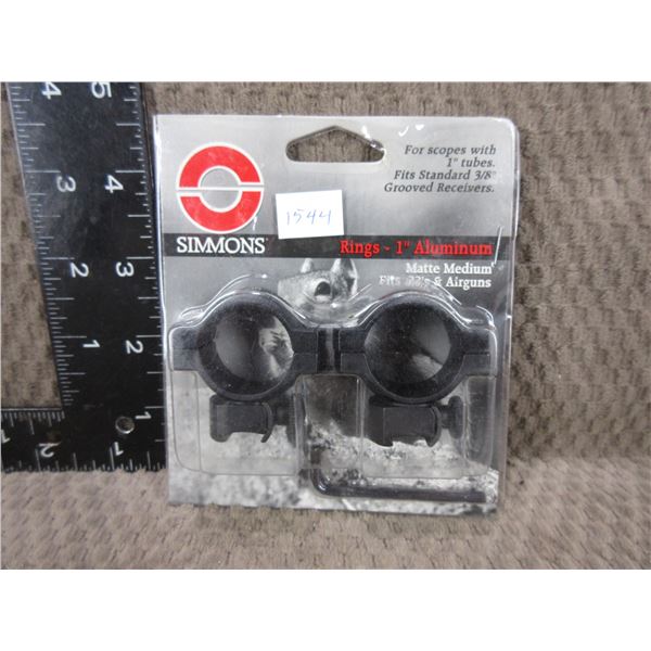 Simmons 1" Rings - Rimfire Grooved Receivers