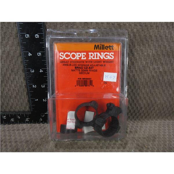 Millet Engraved Angle-Loc BRNO CZ-527 Medium Rings