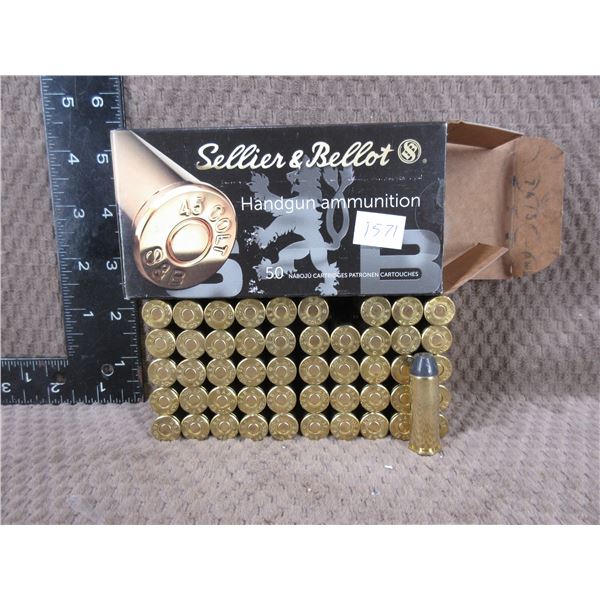.45 Colt 250gr LFN Sellier & Bellot