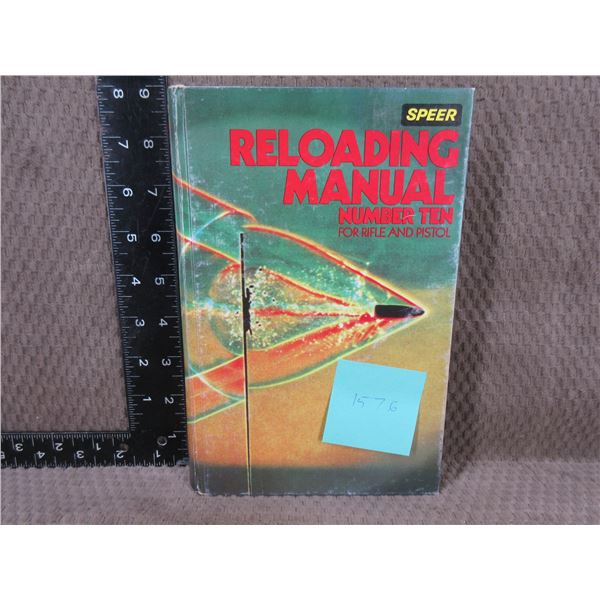Speer Reloading Manual #10
