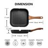 Image 1 : NON-STICK GRANITE COATING GRILL PAN WITH LID - 11 INCH