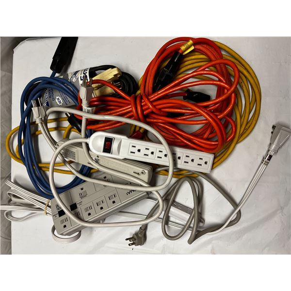 Extension cords power bars