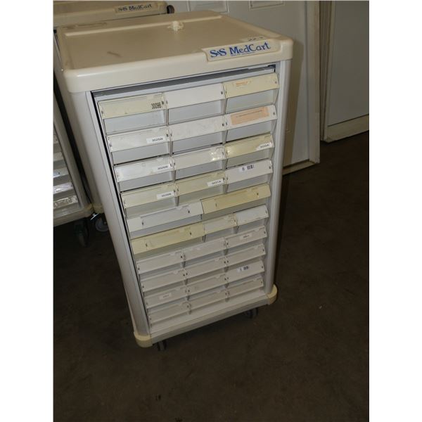 29 Drawer Medi Cart On Wheels