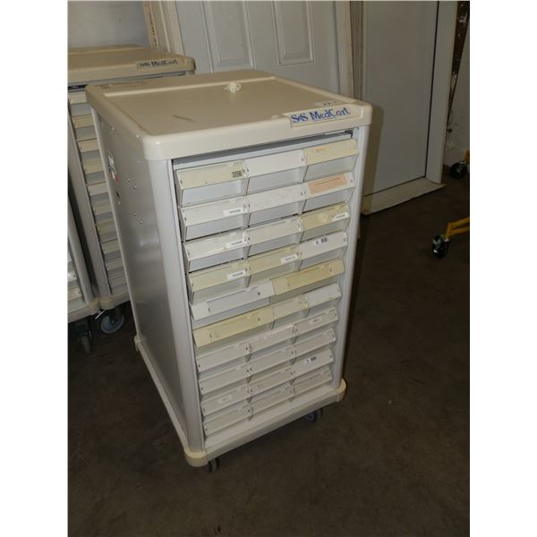 29 Drawer Medi Cart On Wheels