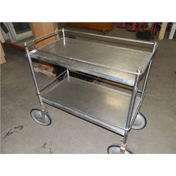 Stainless Steel Cart On Wheels
