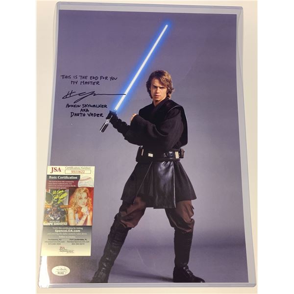 JSA Hayden Christensen Autograph Photo