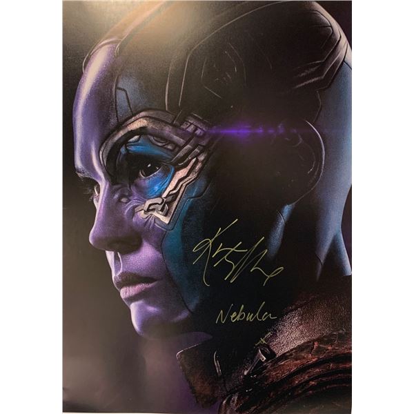 Autograph Avengers Endgame Karen Gillian Poster