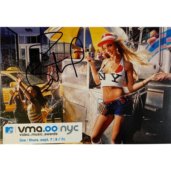 Britney Spears Autograph Photo JSA