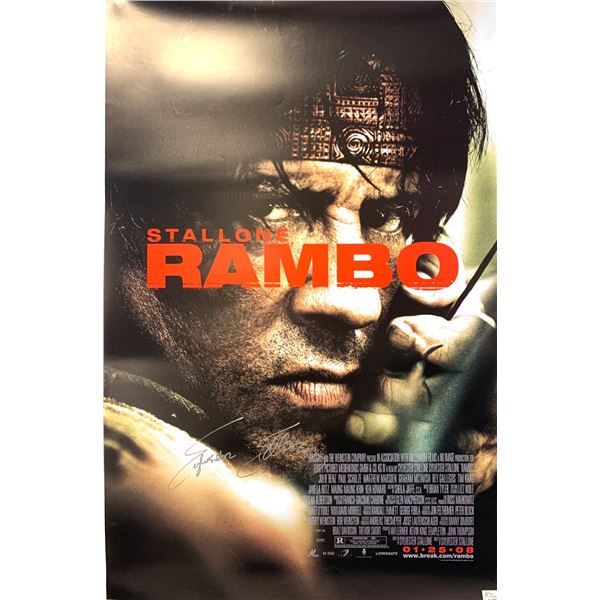 Autograph Rambo Poster