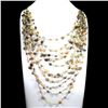 Image 1 : Natural Multi Color Pearl & Japanese Beads Necklace