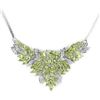 Image 1 : NATURAL APPLE GREEN PERIDOT  Necklace