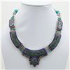 Image 1 : Tibet Natural Stone Tribal Queen Royal Necklace