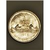 Image 1 : 1965 CANADA SILVER DOLLAR POINTED 5 SMALL BEADS