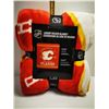 Image 1 : NEW NHL CLAGARY FLAMES THROW BLANKET