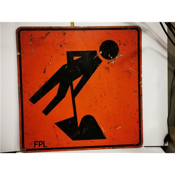 DECOMMISSIONED CONSTRUCTION SIGN FPL