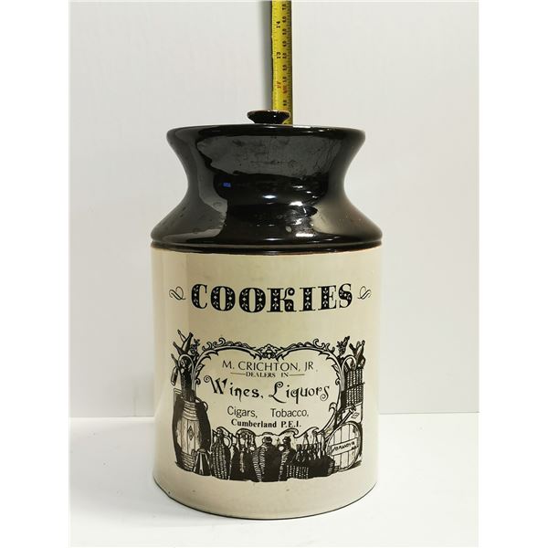 WINE LIQUORS VINTAGE COOKIE JAR CUMBERLAND