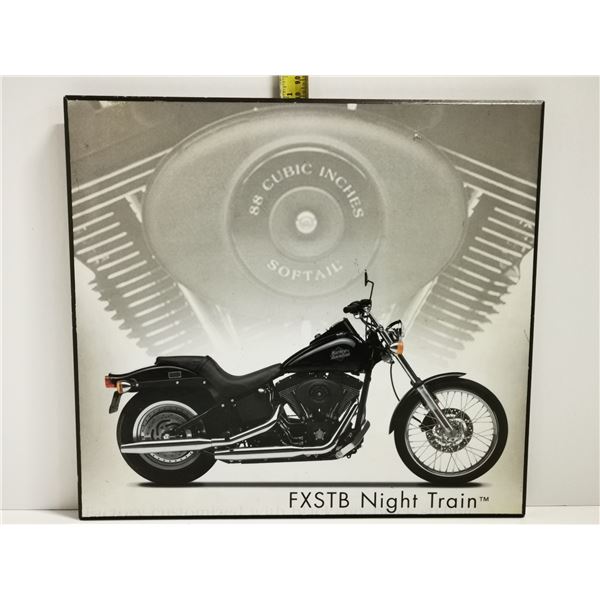 MOTORCYCLE MAN CAVE GARAGE PICTURE PLAQUE