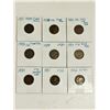 Image 1 : LOT OF 9 KING GEORGE V ONE CENT PENNIES