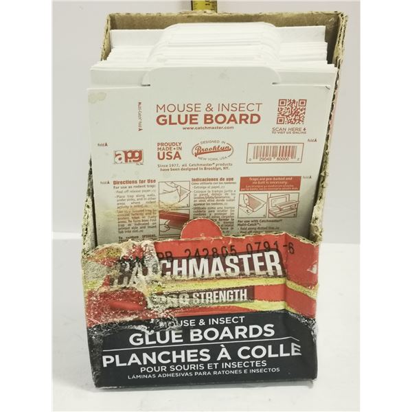 BOX OF 50 CATCHMASTER MOUSE GLUEPADS INUDSTRIAL STRENGTH