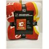Image 1 : OFFICIAL NHL CLAGARY FLAMES FLEECE THROW
