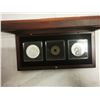 Image 1 : BOX SET OF SILVER $10 COINS AND ANTIQUE CHINESE CASH COIN